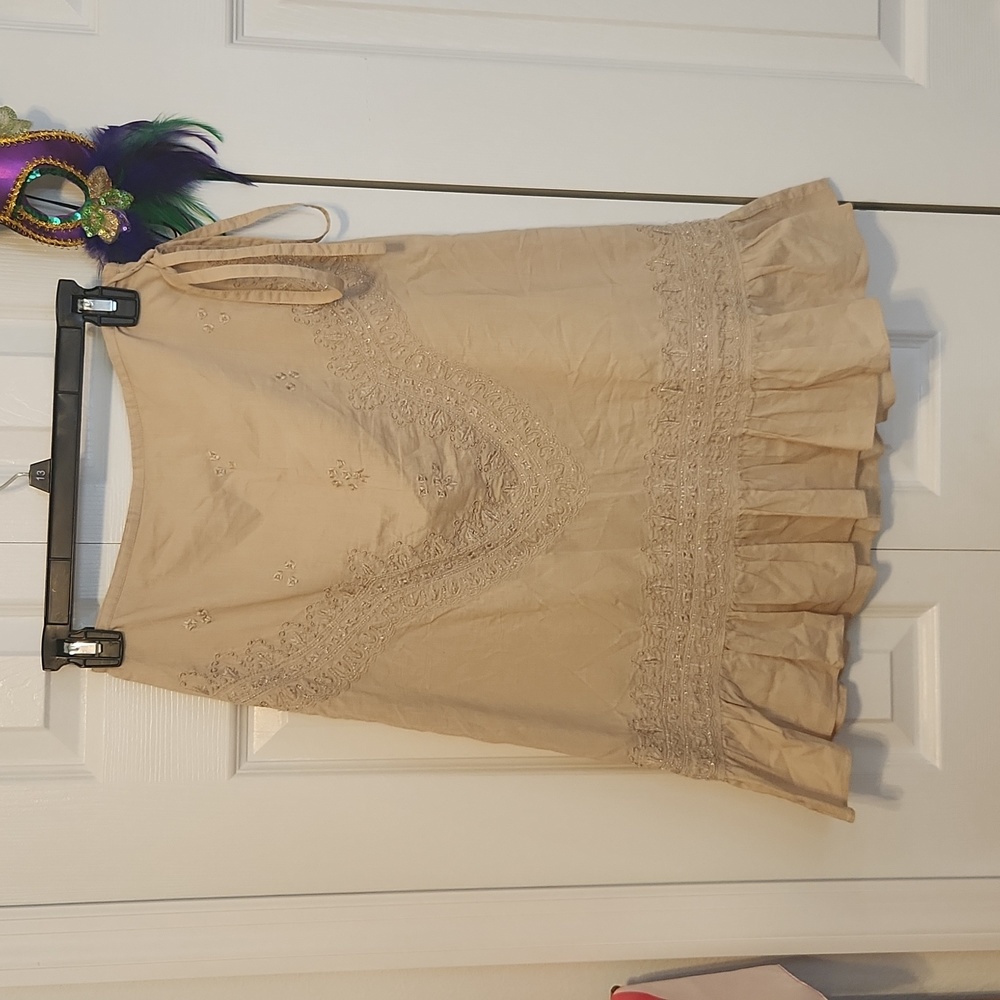 Odille Tan Midi Skirt
